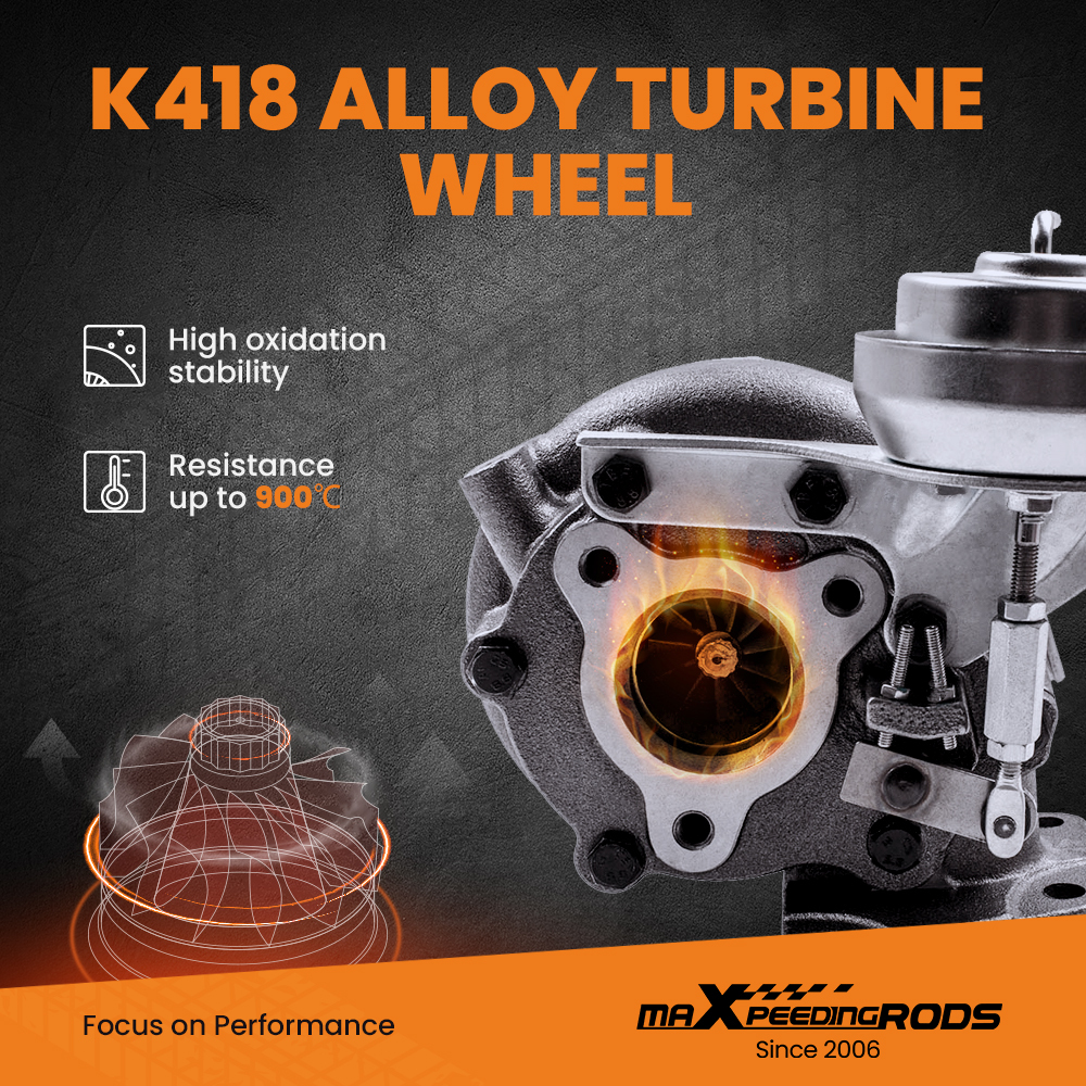 Turbocompressore Turbina compatibile per Mazda 6 2.0 Citd J25S VJ32, VDA10019, RF5C13700