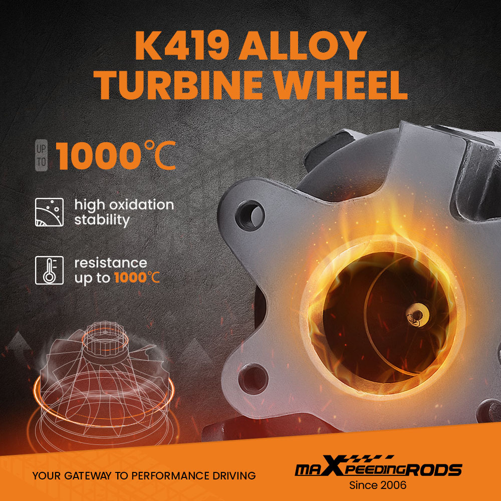 Billet Turbocharger compatible for Ford Ranger 3.0 TDCI compatible for Mazda BT-50 2.5 143PS 156PS 1789132