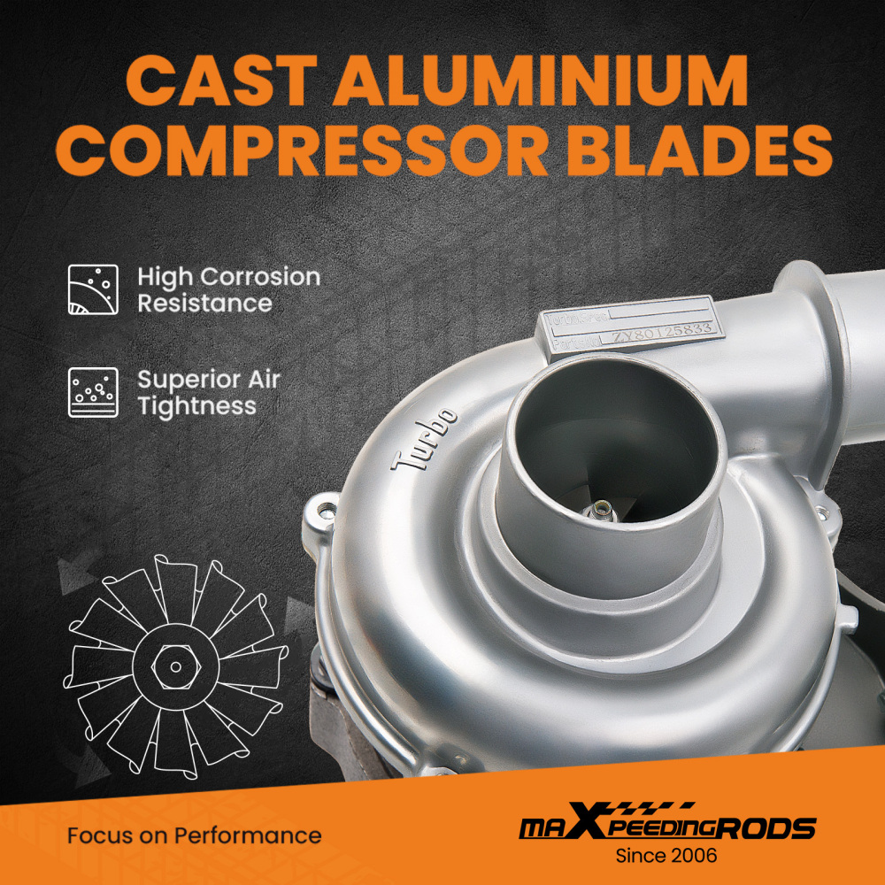 Compatible for MAZDA BT-50 2.5 compatible for FORD RANGER 3.0 WLAA VJ38 Turbocharger Turbo