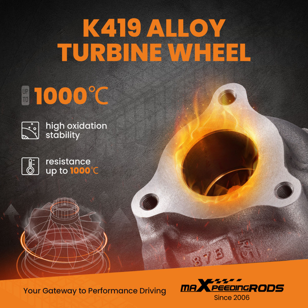 Billet Turbo compatible for Mitsubishi TritonL200 2.5L D 4D56 RHV4 turbo compatible for charger 1515A170