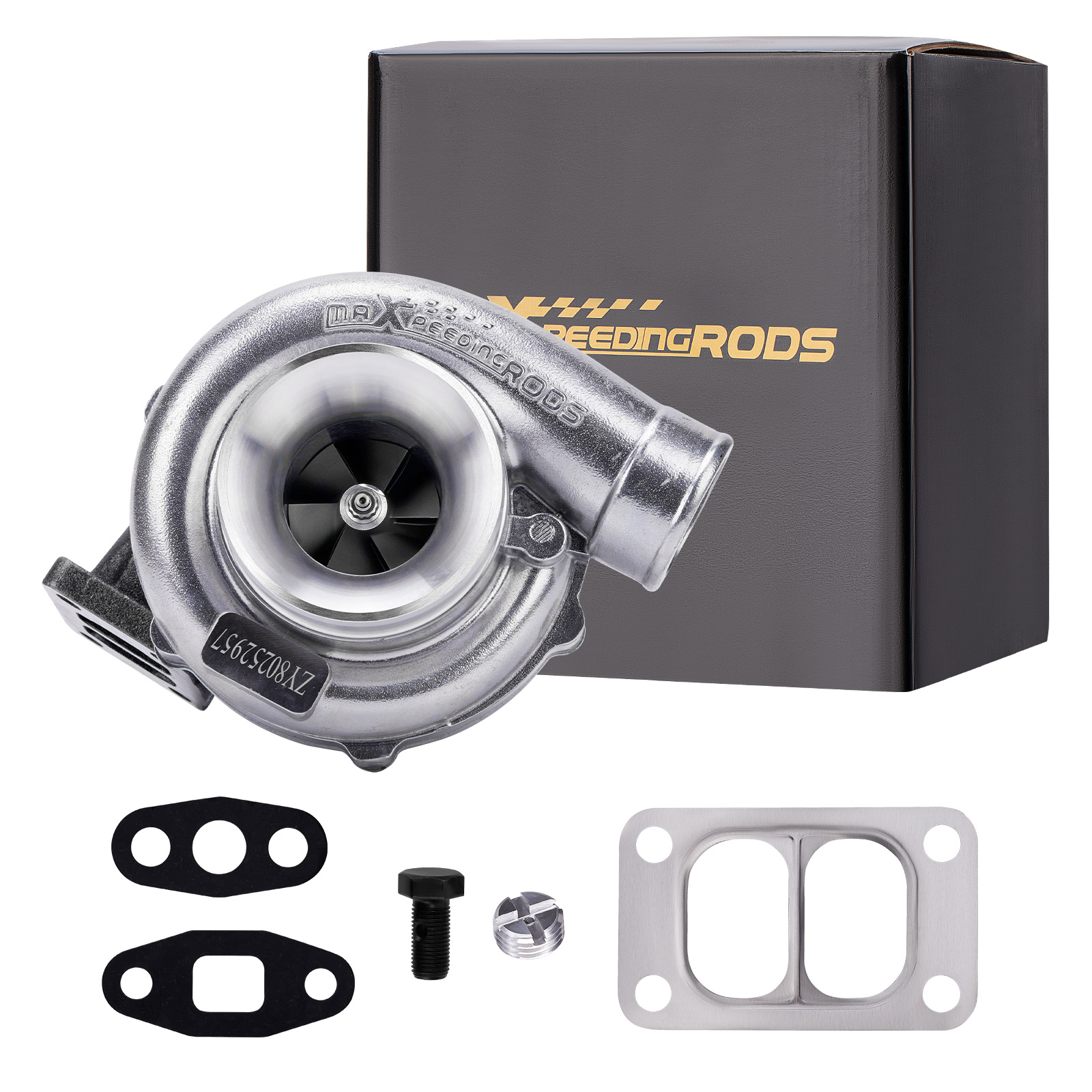 T70 Turbo T3 flange .82 .70 A/R oil Cooled Universal Turbocharger 600HP V Band-image-T70-VL