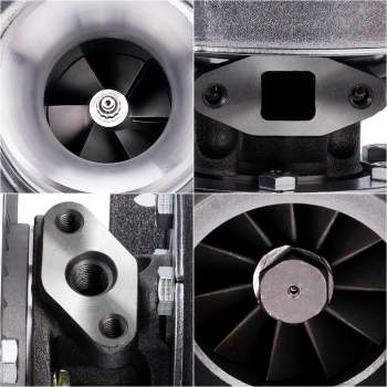 T70 Universal Turbo T3 V Band Exhaust Flange Twin-Scroll Turbocharger 500+HP