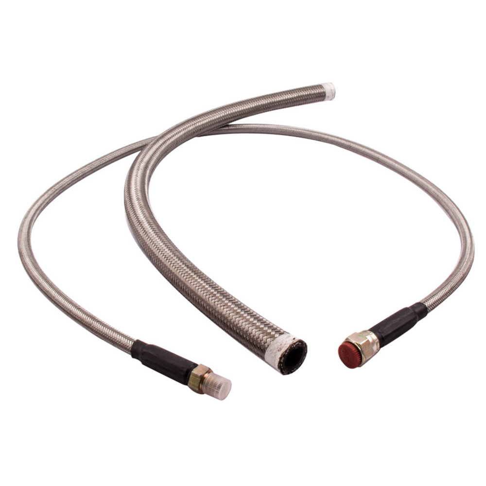 Universal T70 Turbo Oil Feed Drain Line Kit T3 Flange 500HP For 2.0-3.0L Engine