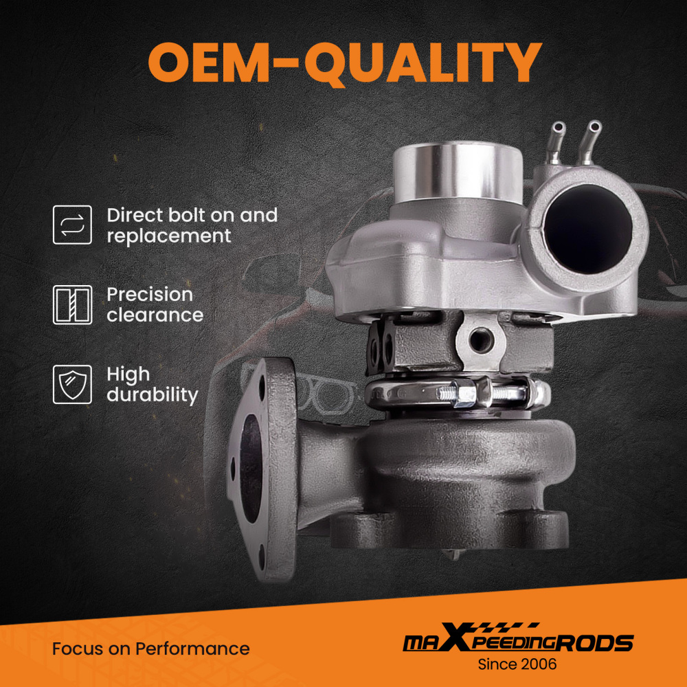 Compatible for Mitsubishi Triton L200 2.5L 4D56 TD04-10T TF035 Water Turbo Turbocharger