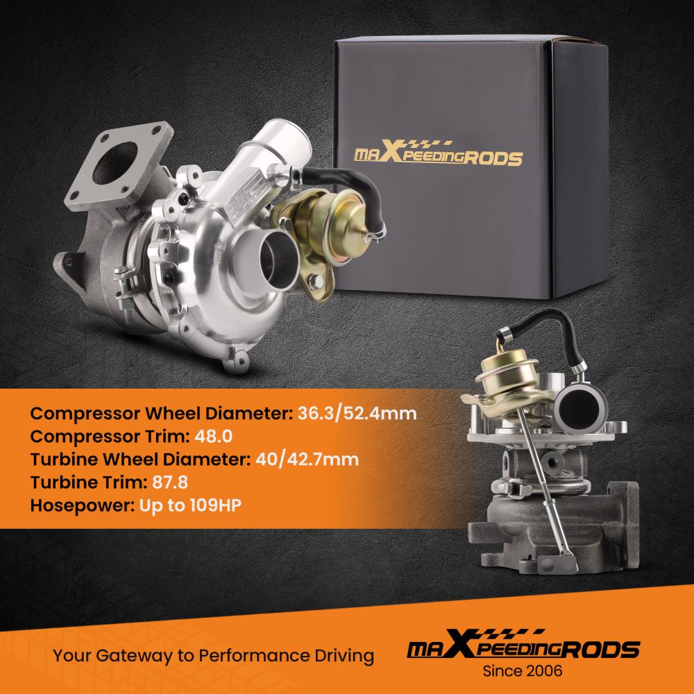 Turbo compatible pour Ford Ranger Double Cab compatible pour Mazda B2500 VJ26 WL84 2.5L RHF5