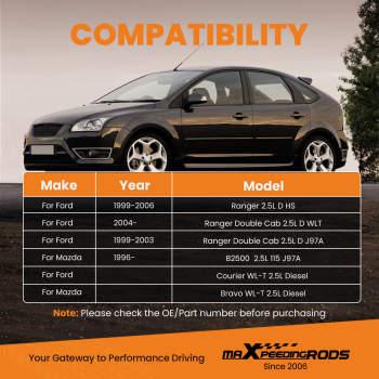 Compatible for MAZDA Bravo compatible for FORD Courier compatible for Ranger WLT 2.5L Turbo compatible for charger 047663 VJ33 WL84 WL85
