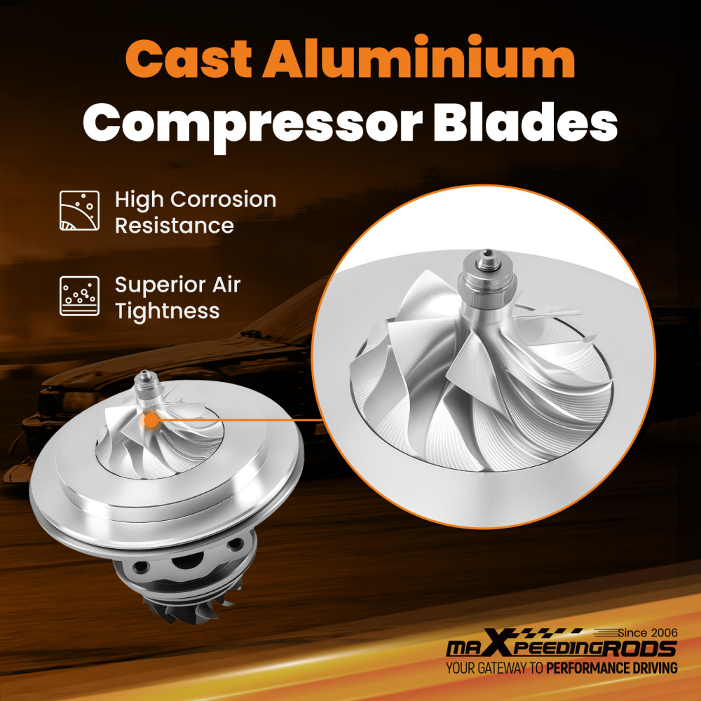 Turbo Cartridge R2S KP35+K04 compatibile per VW Amarok 2.0 BiTDI 120KW 2010-2012 03L145702S