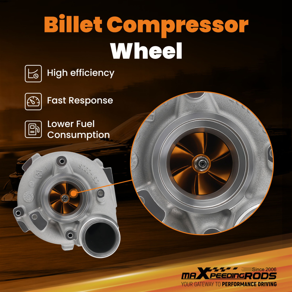 Dopple Billet CHAR+ Turbo Compressor Housing Billet compatible para Audi A7 Sportback S7