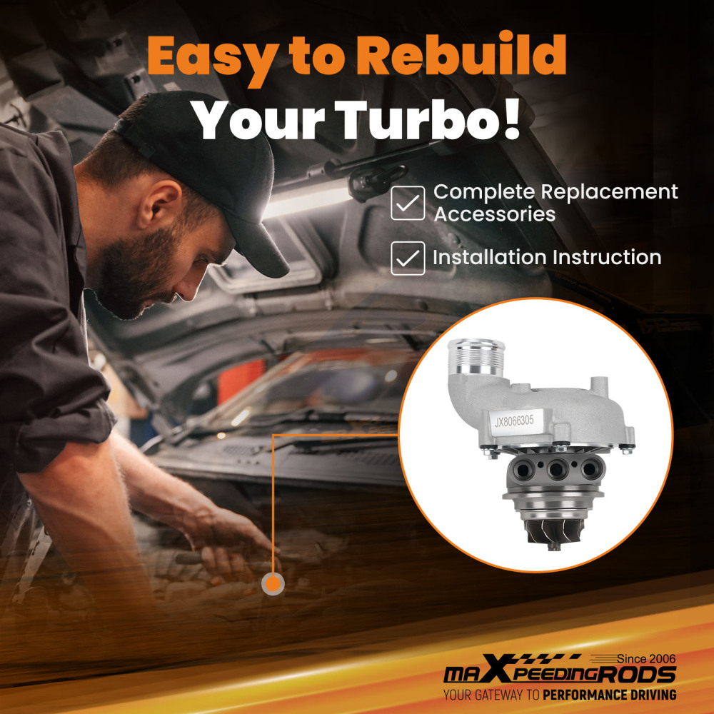 Dopple Billet CHAR+ Turbo Compressor Housing Billet compatible para Audi A7 Sportback S7