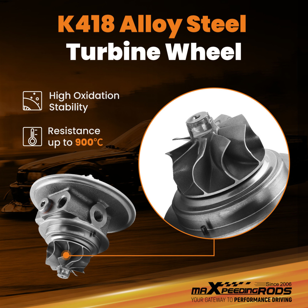 Billet Turbo CHRA Cartridge compatible for INFINITI Q50 Q60 3.0L 16-22 Right Turbocharger