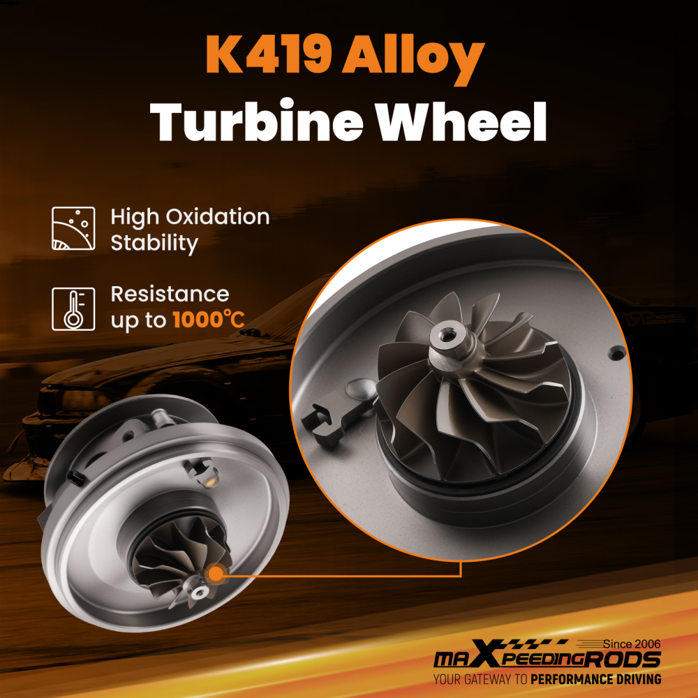 Upgrade Billet Turbo Cartridge CHRA Core compatible for Fiat Fullback Pick-up 2.4 D 2019-