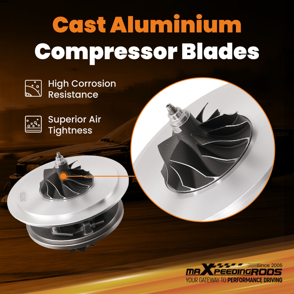 Core Turbocompressore compatibile per Toyota Land Cruiser 100 4.2 TDI 1998-2003 750001-0002