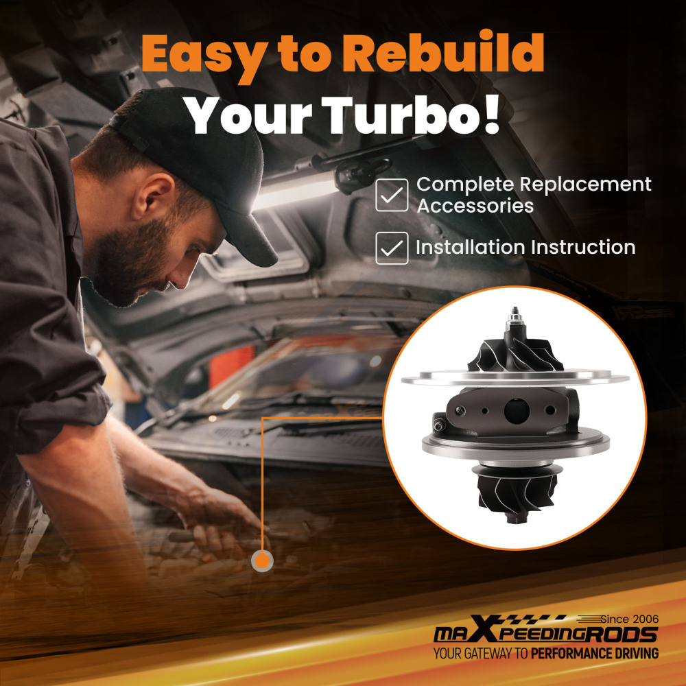 Core Turbocompressore compatibile per Toyota Land Cruiser 100 4.2 TDI 1998-2003 750001-0002