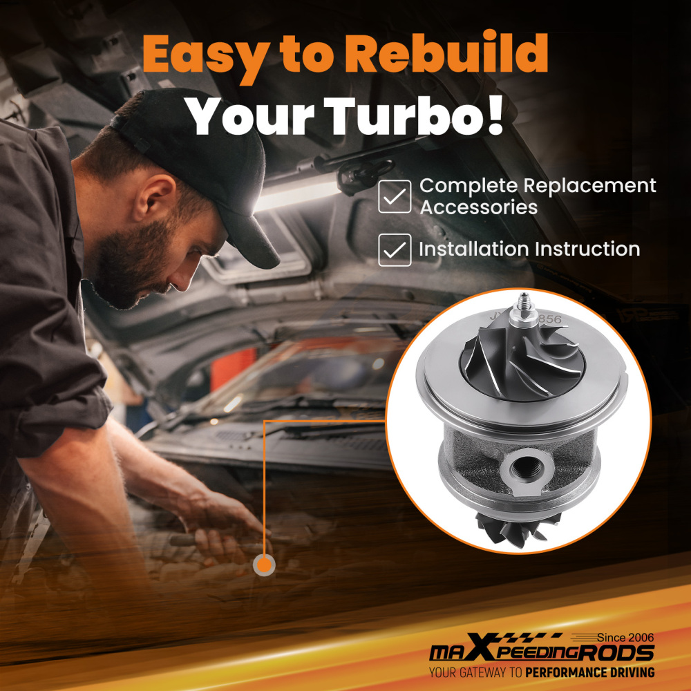 Turbo CHRA Cartridge compatible for PEUGEOT PARTNER TEPEE 1.6 BlueHDi 100 3642414 2141951