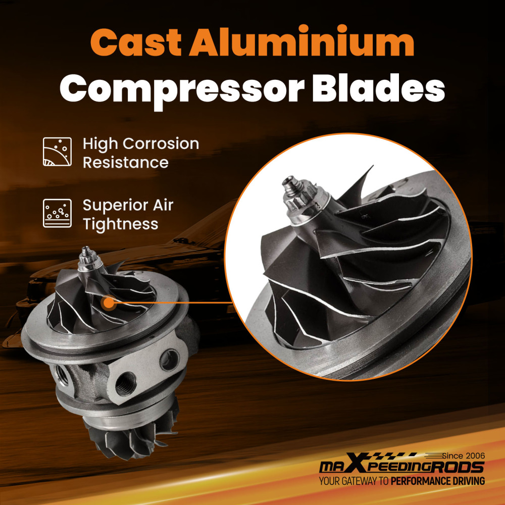 Turbocompresseur TD04HL Turbo Core Chra compatible pour Saab 9-3 SE 2.0L engine 2000 - 2003