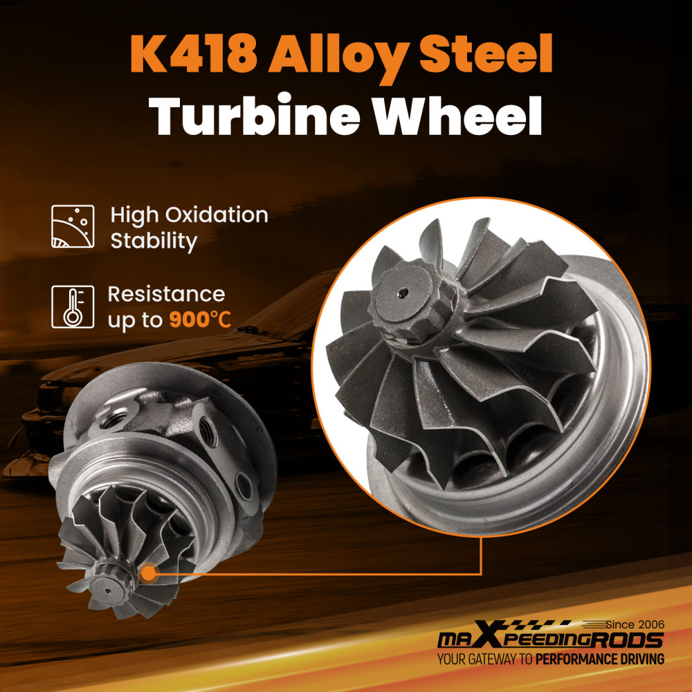 Turbocompresseur TD04HL Turbo Core Chra compatible pour Saab 9-3 SE 2.0L engine 2000 - 2003