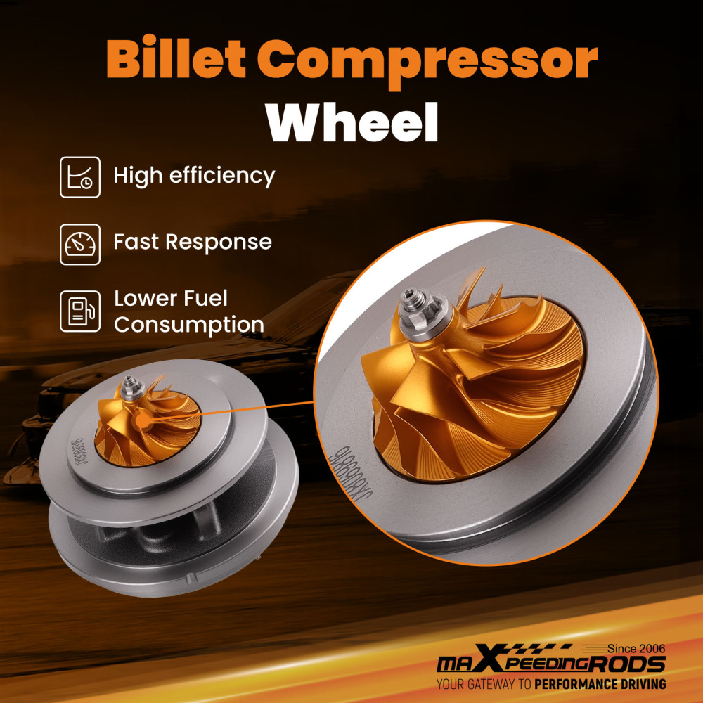 Billet Wheel Turbo Cartridge Chra compatible for BMW 420d 520d 184HP 135KWN47 2010-