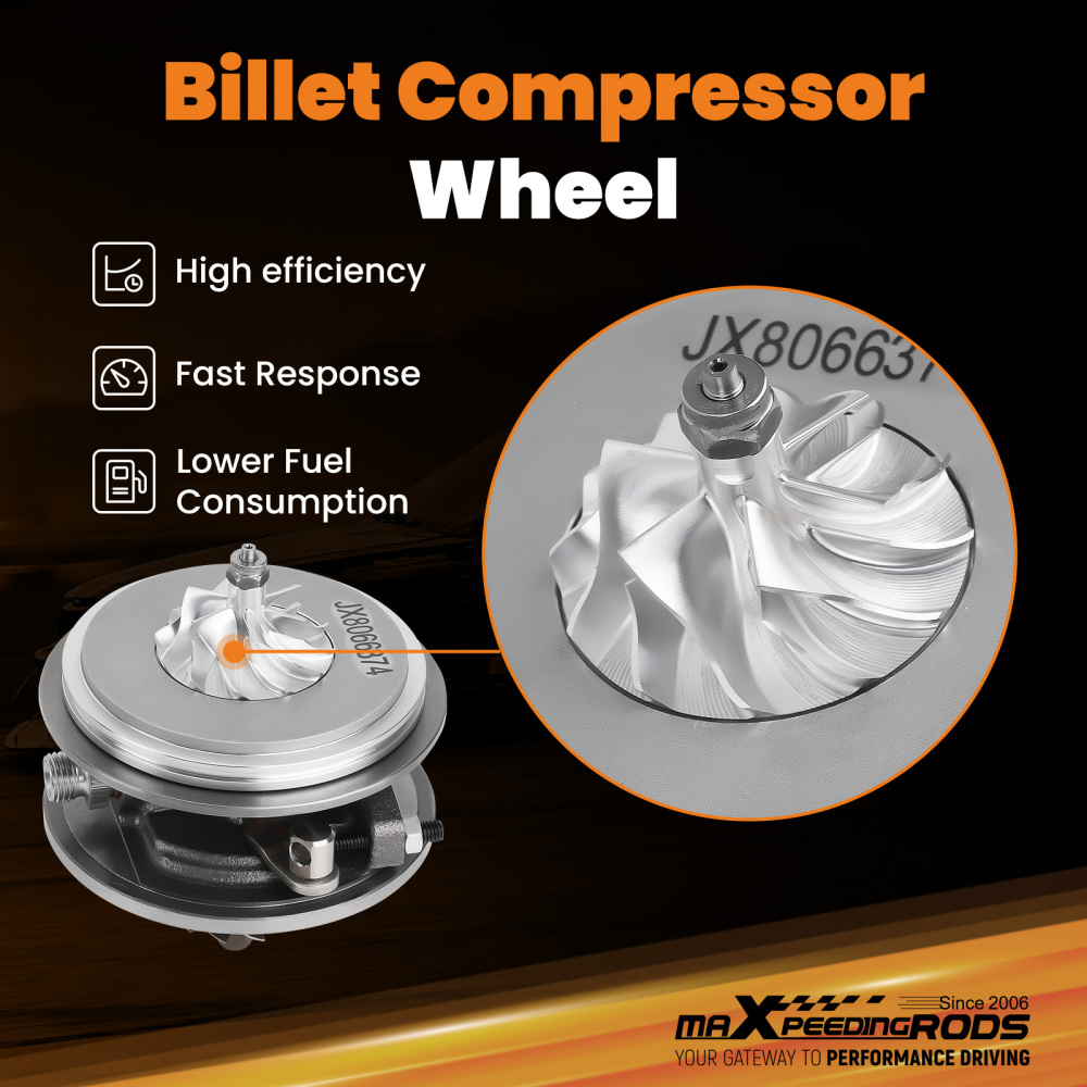 Billet Turbocharger CHRA for Audi A3 VW Golf 2.0L Diesel BV43 5303-970-0208 NEW