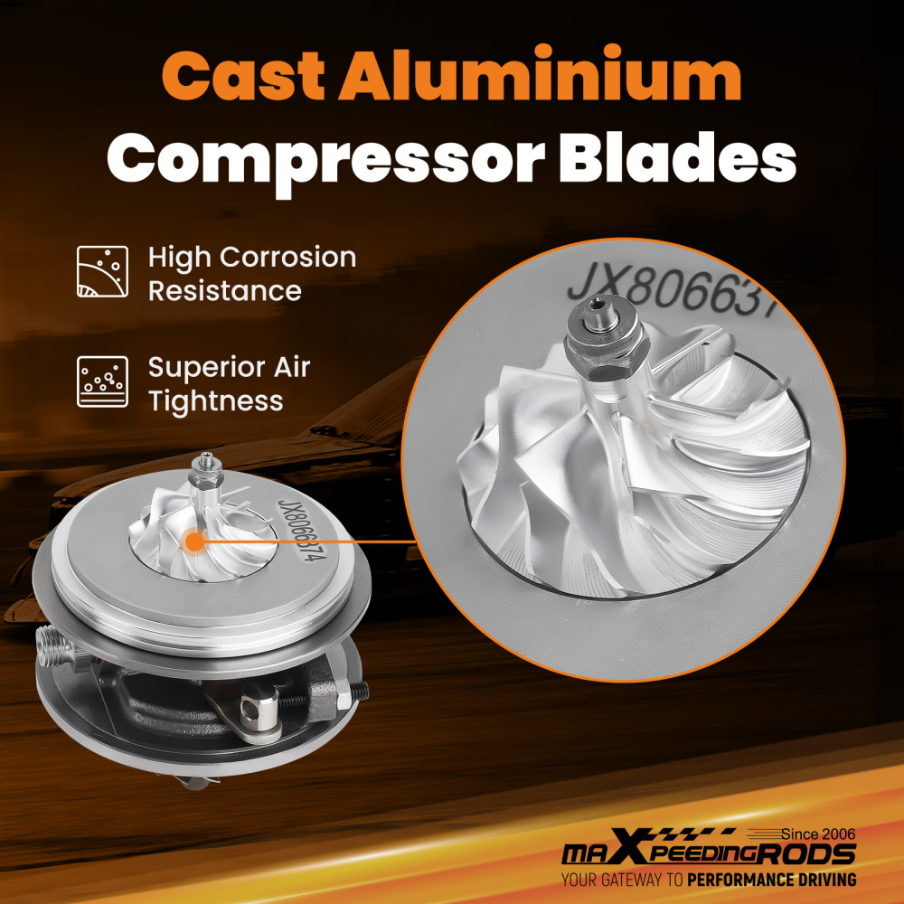 Billet Turbocharger CHRA for Audi A3 VW Golf 2.0L Diesel BV43 5303-970-0208 NEW