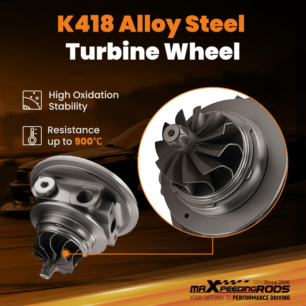 Turbocharger Core compatible for Audi A3 A4 1.8 TFSI 160HP 2006-2014 53039700159 06J14570