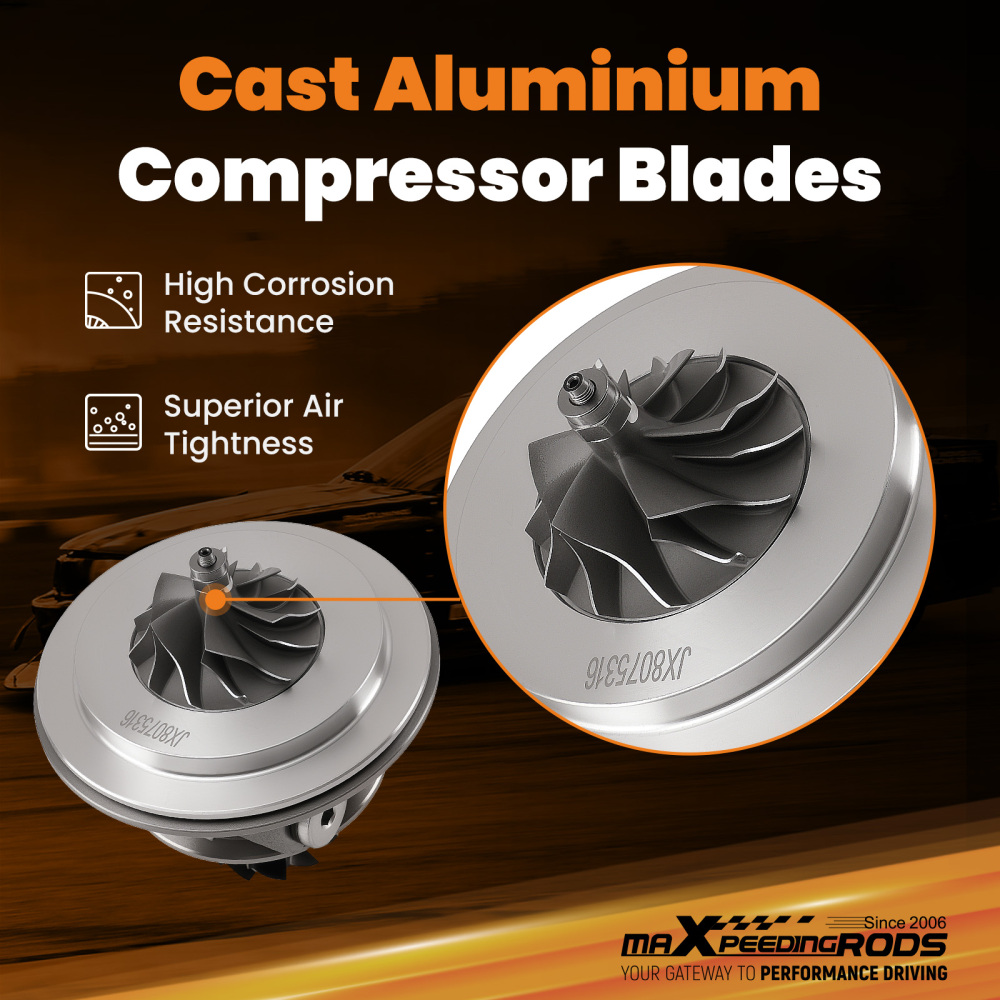 Core Turbo compatibile per Skoda Octavia II Superb 1.8 TSI 160HP BYT BZB 2007-15 06J145701R