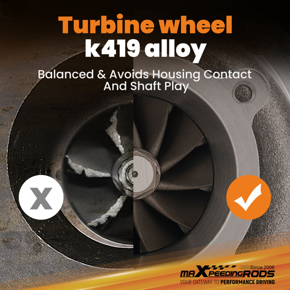 Left Turbo Billet Wheel compatible for Ford Navigator F150 F-150 Expedition 3.5 DL3E6C879AA