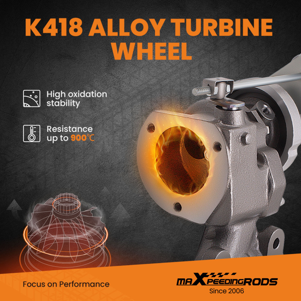 KP31 Turbo Turbocharger compatible for Mercedes Compatible for Smart Fortwo 6600960199, 6600960099