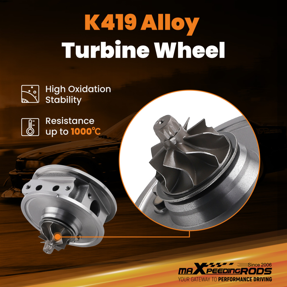 Turbocharger Chra compatible for Vauxhall Mokka Zafira 1.6 Cdti 54389700013 Billet Wheel