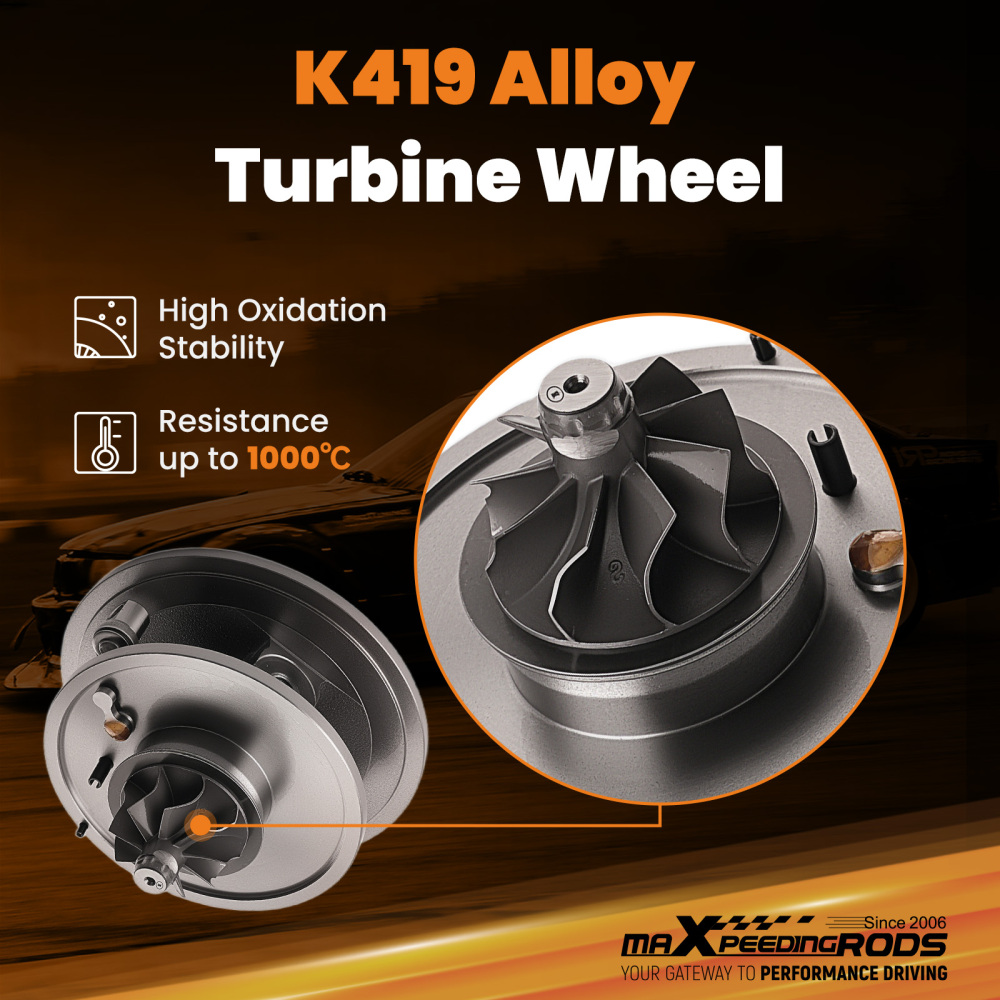 Turbocharger Billet Core Cartridge compatible for VW SEAT SKODA 2.0 TDI CFFB 54409880002