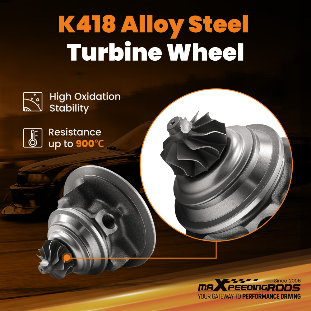 Turbine Coreassy Cartuccia compatibile per Alfa Romeo/Fiat/Lancia 1.4 2007-2014 55212916 NEW