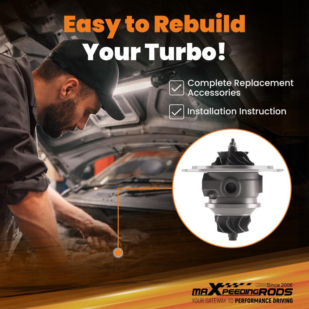 Turbo Cartouche CHRA GT1752S pour H-1/Sorento 2.5 CRDi 103-125KW 710060-0002 NEW