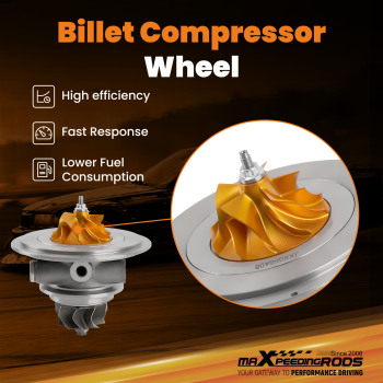 Billet Turbocharger Core For BMW X5 xDrive 50i E70 4.4L N63B44 08-13 821719-5002S