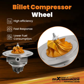 Billet Turbocharger Core For BMW X5 xDrive 50i E70 4.4L N63B44 08-13 821719-5002S