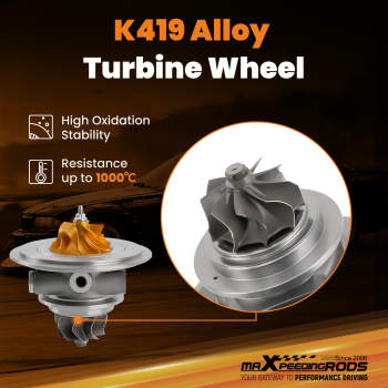 Billet Turbocharger Core For BMW X5 xDrive 50i E70 4.4L N63B44 08-13 821719-5002S