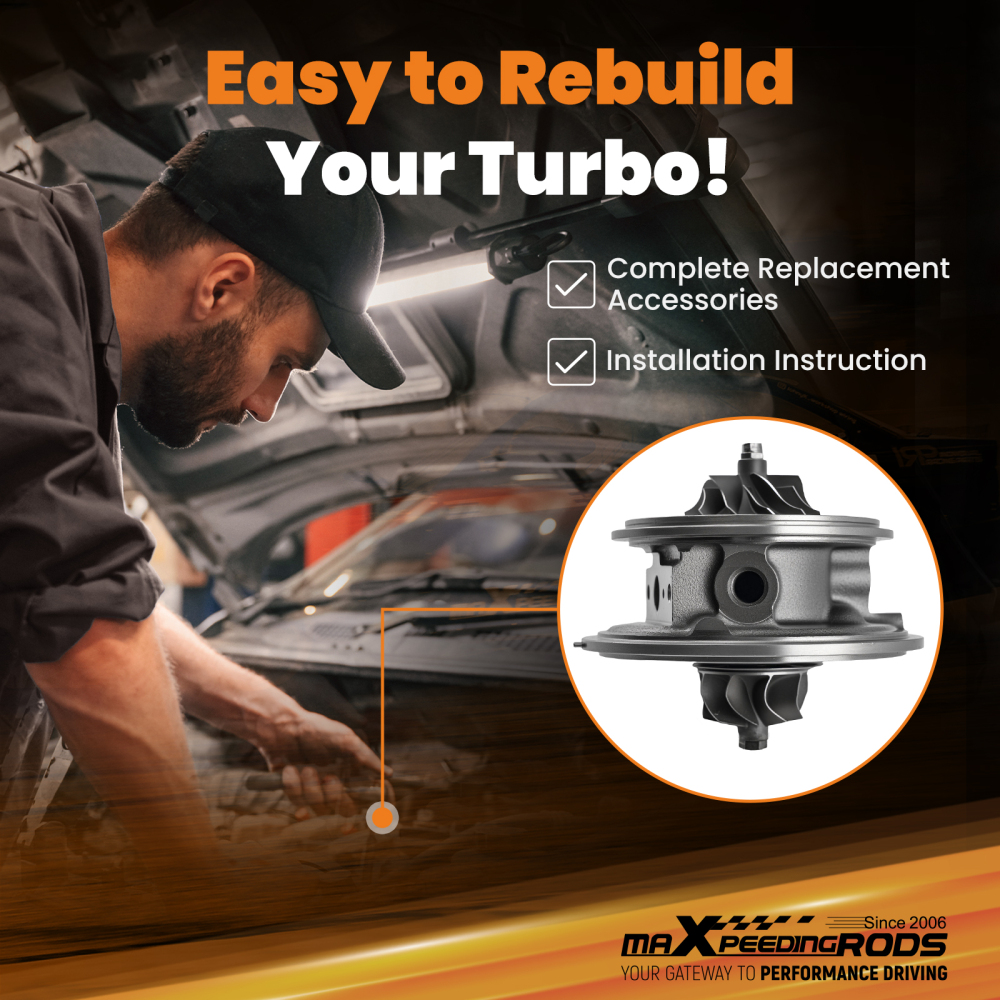 Turbo Core CARTUCCIA compatibile per Ford S-Max Galaxy 2.0 TDCi 120kW 2010-2019 783583-5003S
