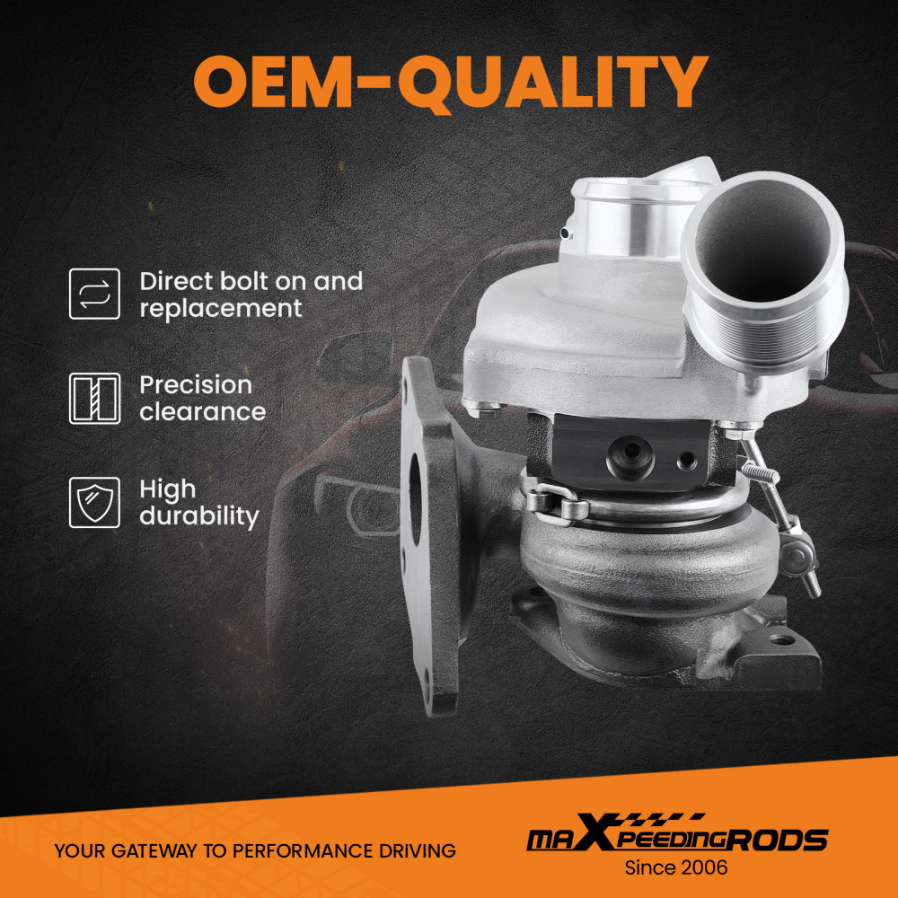 Right Turbo Turbocharger compatible for Ford F150 F-150 2.7L V6 EcoBoost 2015 2016 2017