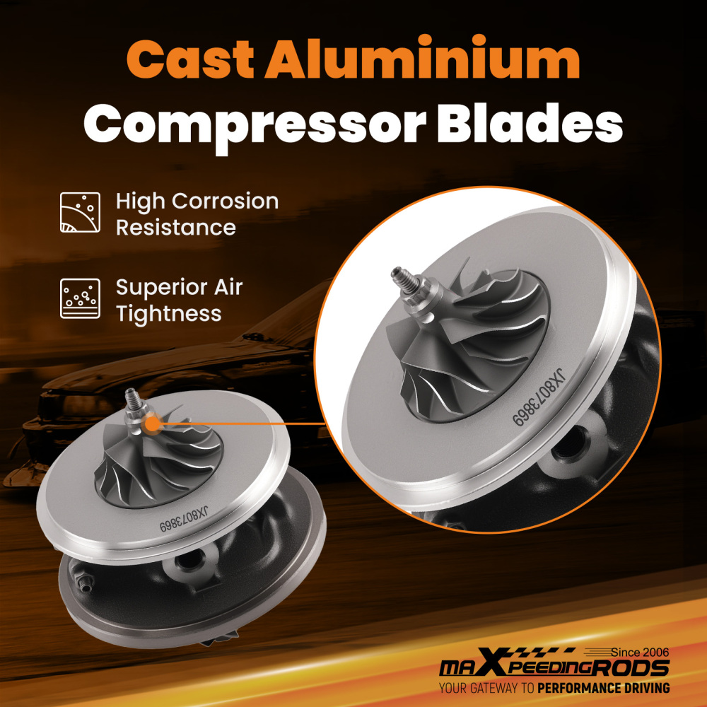 GT1749V Turbocharger Core compatible for Audi A4 B6 B7 compatible for VW Passat B5 B6 1.9 2.0 038145702J