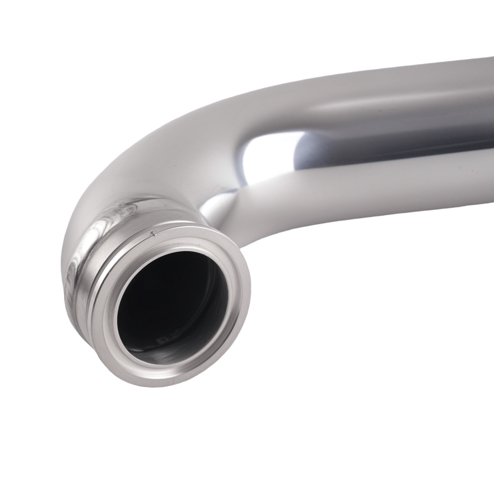 2 Aluminum Turbo Outlet Charge Pipe Kit compatible for BMW 335i 335is N54 3.0 3.0L 07-2013