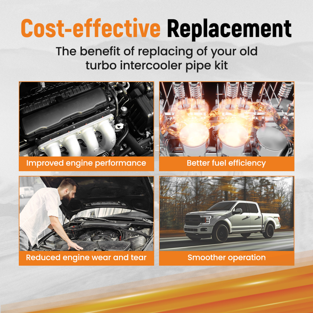 2 Aluminum Turbo Outlet Charge Pipe Kit compatible for BMW 335i 335is N54 3.0 3.0L 07-2013