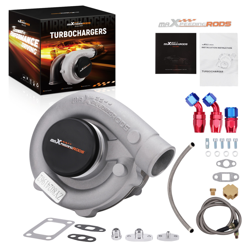 T04E T3/T4 A.R .57 TURBO compatible para Ford 1999 Turbocompresor 400+HP BOOST for 1.5-2.5L