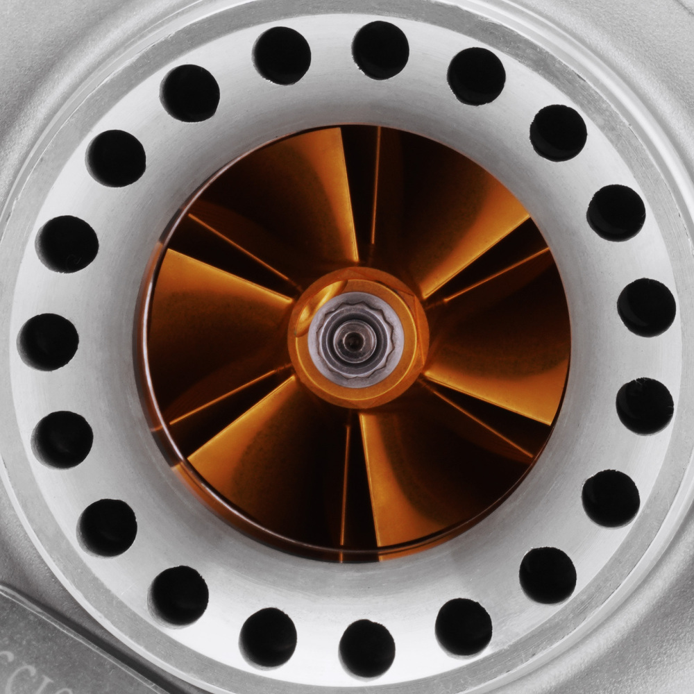 Universal Turbo GT35 GT3582 W/ Titanium Heat Shield Billet T3 .7 4 Bolts 600BHP