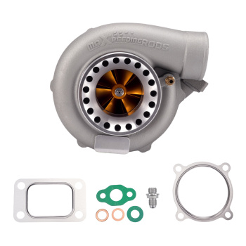 GT35 GT3582 T3 .63 A/R Dual Ball Bearing Turbo Anti-Surge+High-Silica Blanket