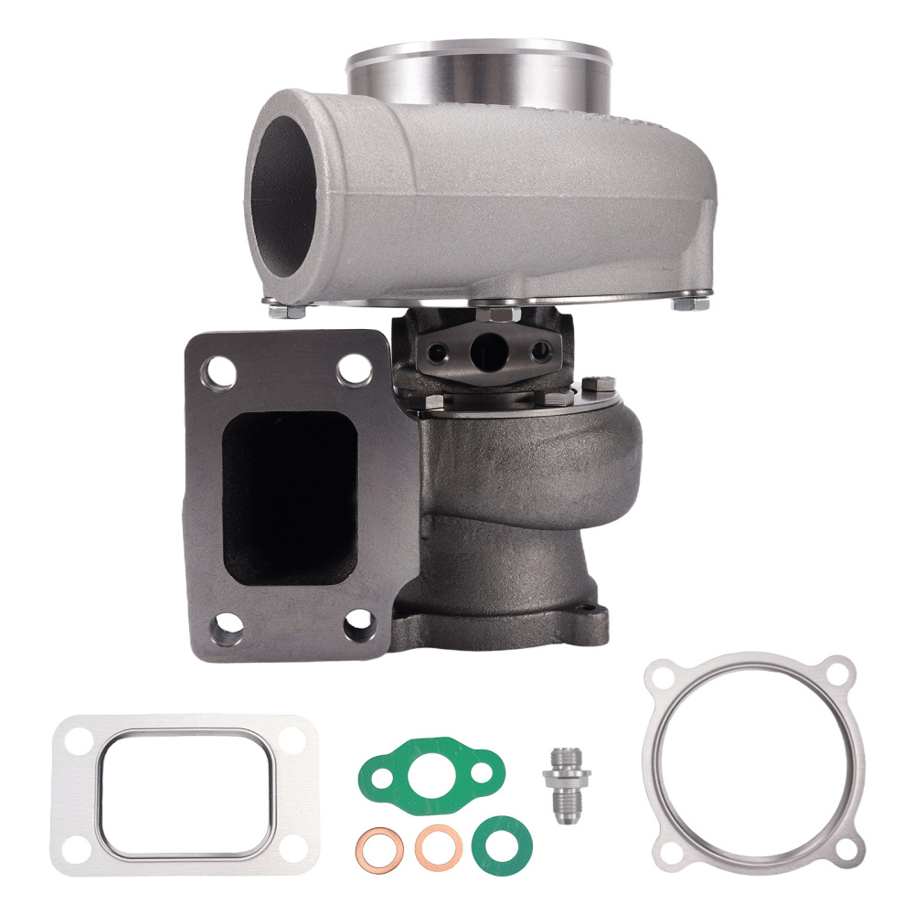 GT35 GT3582 T3 .63 A/R Dual Ball Bearing Turbo Anti-Surge+High-Silica Blanket