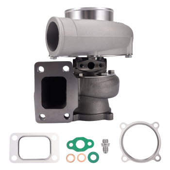 GT35 GT3582 T3 .63 A/R Dual Ball Bearing Turbo Anti-Surge+High-Silica Blanket