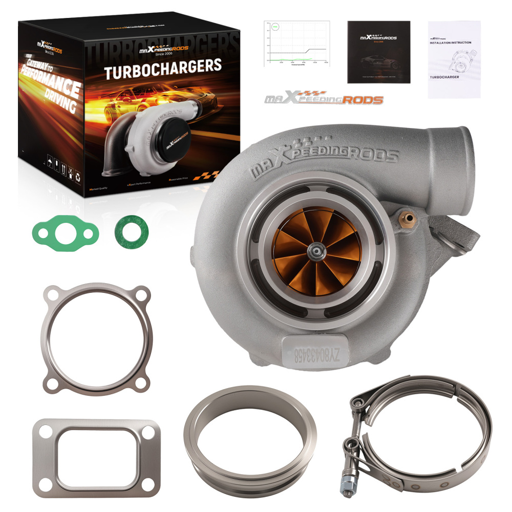 GT35 GT3582 Billet Turbo Anti-Surge T3 V-Band 0..63 0.7 A/R Universal for 3-6.0L