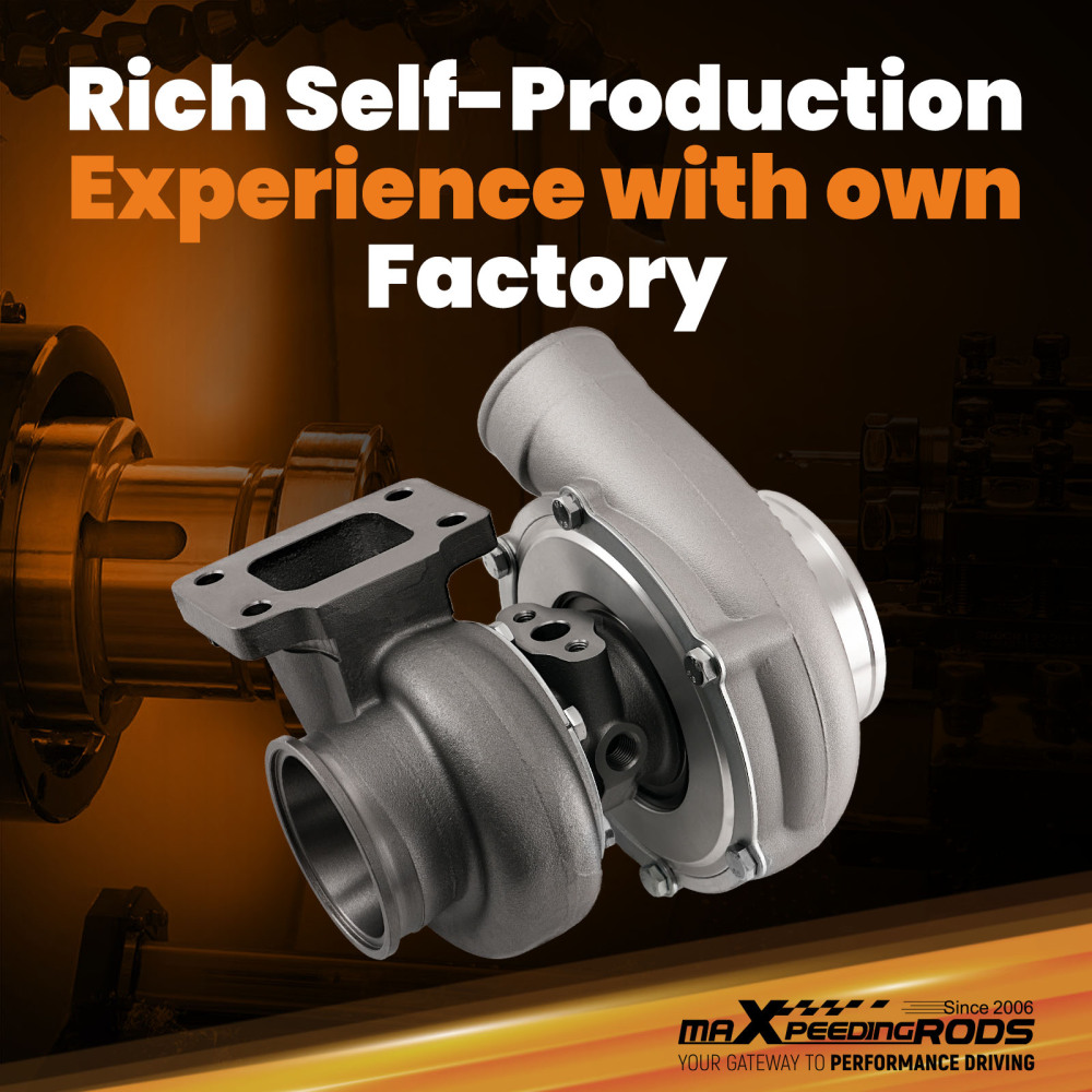 GT3581 anti-surge turbo compatible pour Audi VW Opel 600PS .63 AR .70A/R T3  universal