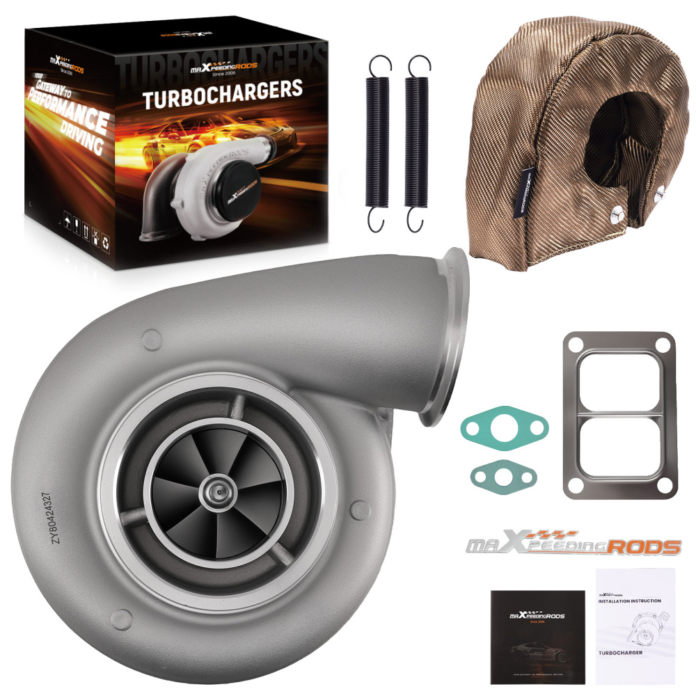 S400SX4 Turbo T6+Titanium Fiber Heat Shield for DDC-MTU Navistar Series 60 00-08