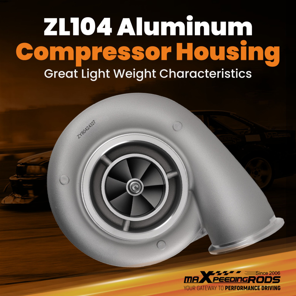S400SX4 Turbo T6+Titanium Fiber Heat Shield for DDC-MTU Navistar Series 60 00-08
