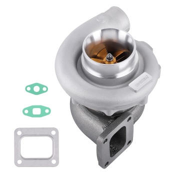 T76 Billet Turbo T4 .96 A/R 0.8 500HP Compressor for V6 V8+Titanium Fiber Shield