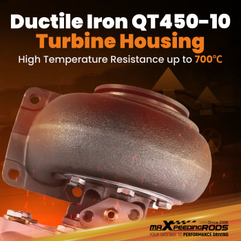 T76 T4 Turbo V-Band Universal up to 500BHP 0.80 0.96 A/R+Titanium Heat Shield